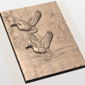 Flying Ducks 3D STL File view 3
