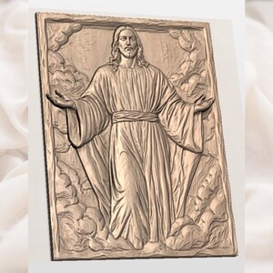 Jesus Relief STL view 2