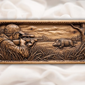 Boar Hunt STL view 1