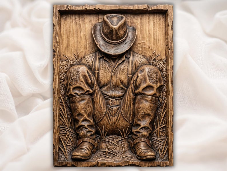 Cowboy Wall Panel STL
