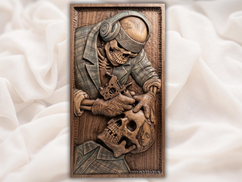 Skeleton Tattoo Artist STL