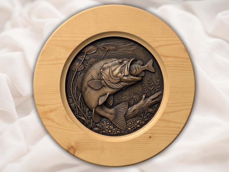Largemouth Bass Relief STL
