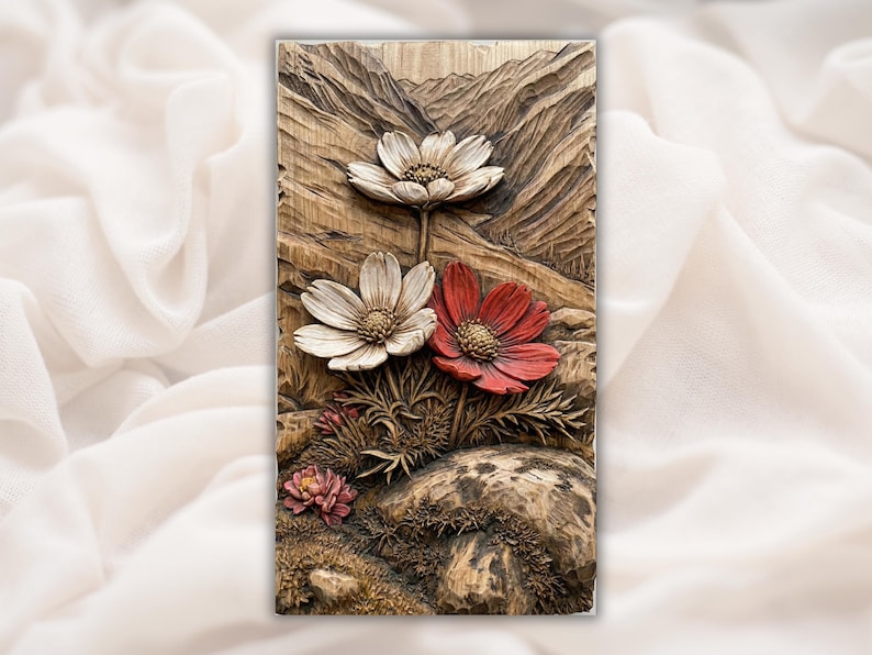Mountain Wildflower STL