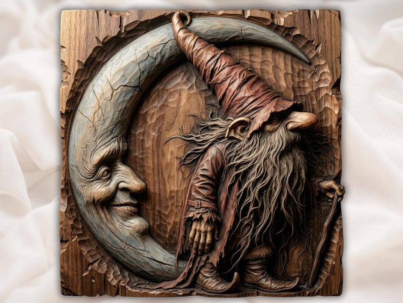 Mystic Gnome Moon STL