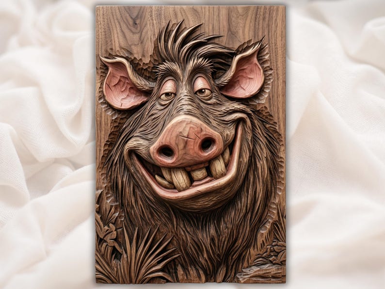 Funny Boar STL