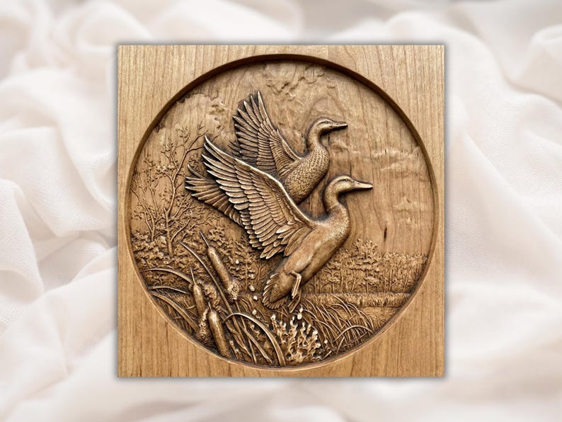 Flying Ducks STL Relief