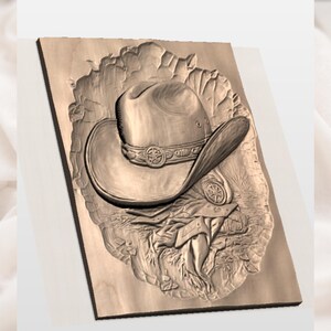 Cowboy Hat STL view 2