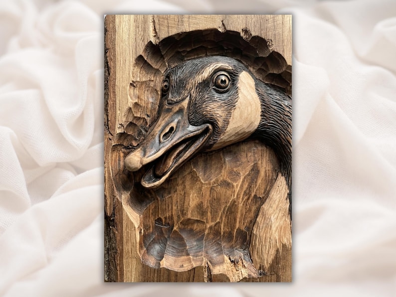 Goose Head Relief STL