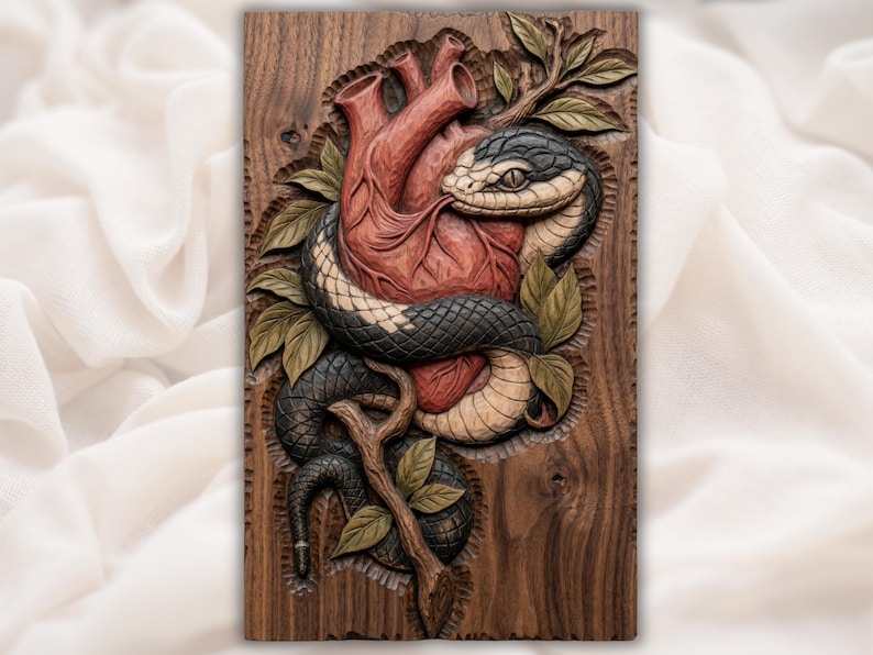 Serpent & Heart STL