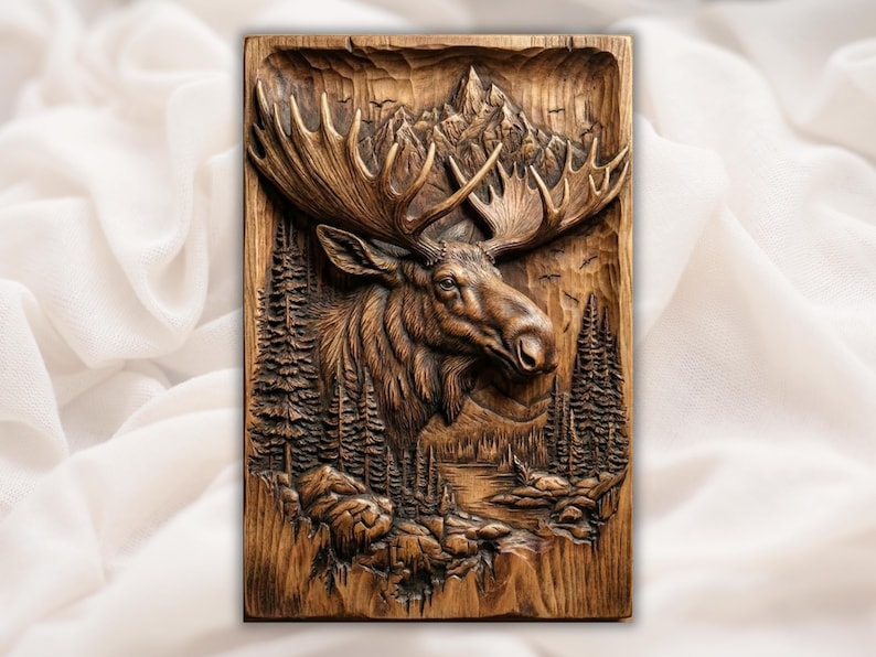 Bull Moose 3D STL File