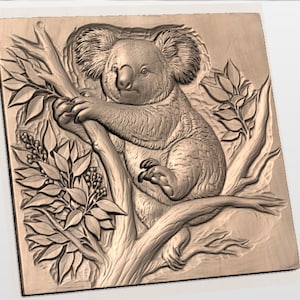 Koala Bear STL view 3