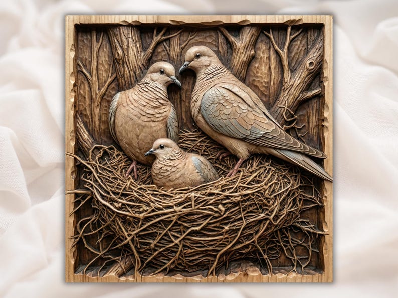 Dove Family Nest Relief STL