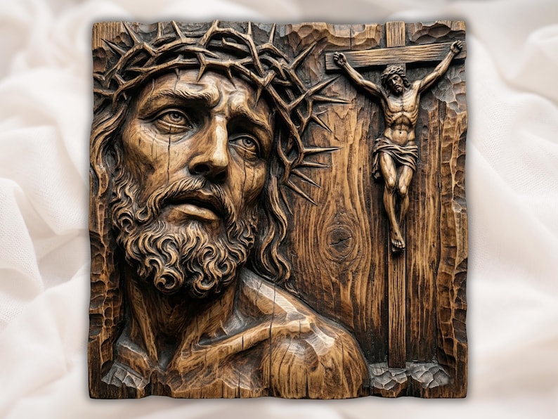 Jesus Crucifixion Relief STL