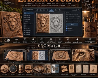 Laser Studio Software Guide | Photo & STL to Laser Tutorial | Diode CO2 Fiber Galvo Manual | LightBurn xTool Glowforge Laser Crafting Tips