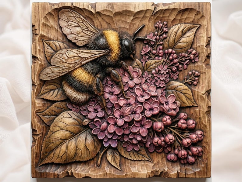 Bumblebee and  Lilac STL