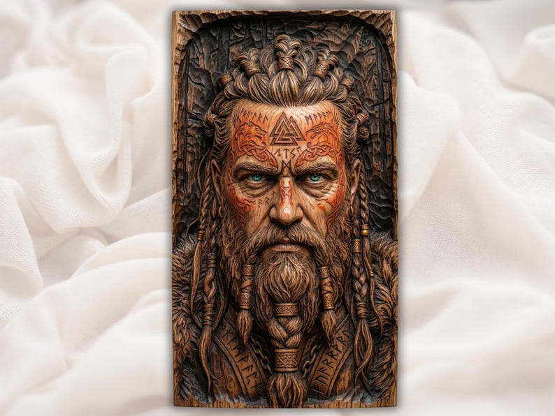 Norse Warrior Portrait STL