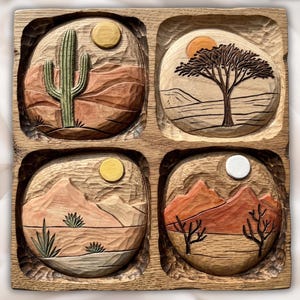 Desert Landscape STL view 1