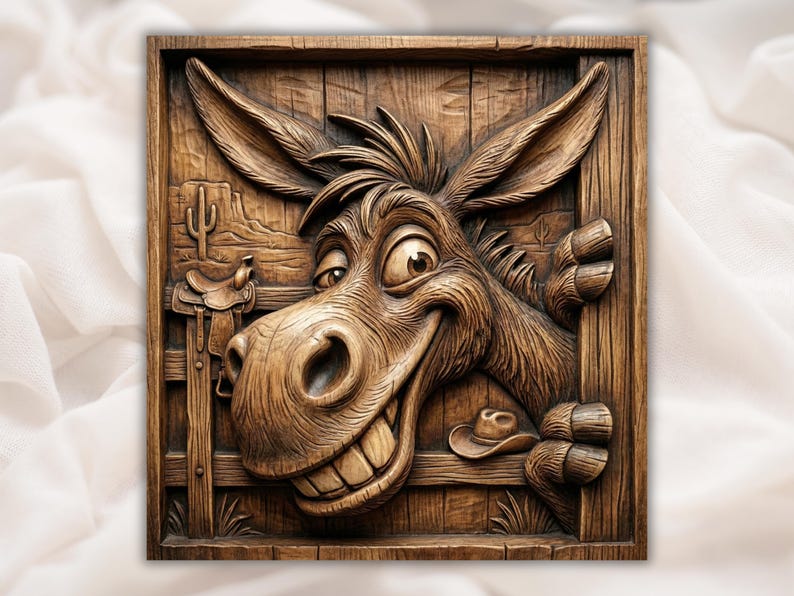 Funny Donkey STL File