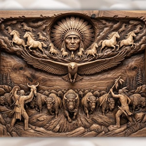 Tribal Spirit STL view 1