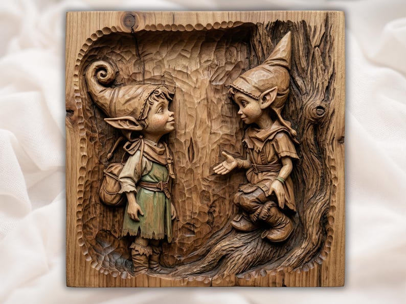 Elf Kids STL