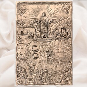 Life of Jesus 3D Relief STL view 2