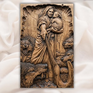 Good Shepherd Relief STL view 1