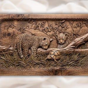Leopard Cub Tortoise  STL view 1