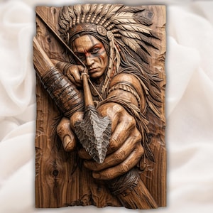 Tribal Warrior STL view 1