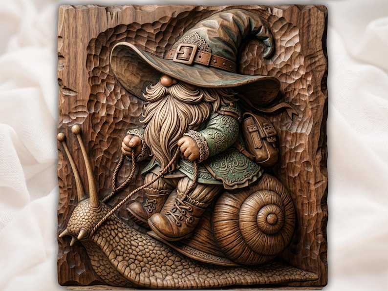 Wizard Gnome Snail STL