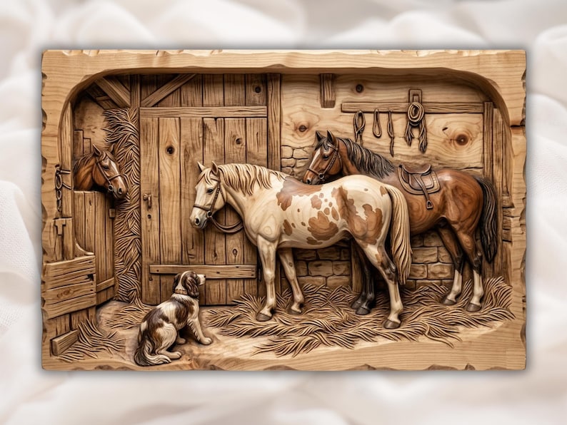 Horse Stable STL