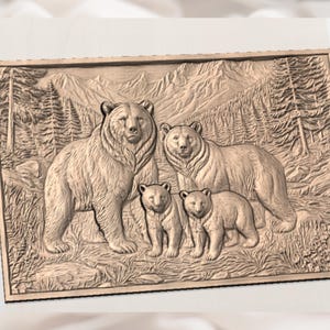 Bear Family STL view 2
