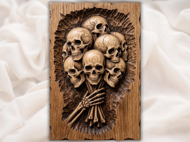 Skull Bouquet STL