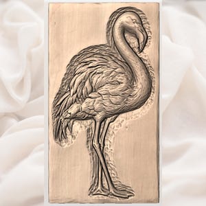 Standing Flamingo STL view 3