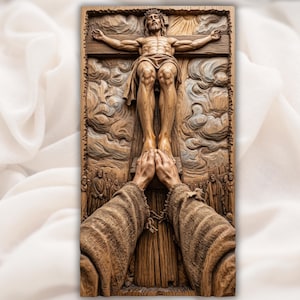 Jesus on the Cross STL view 1