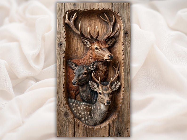 Deer Family STL