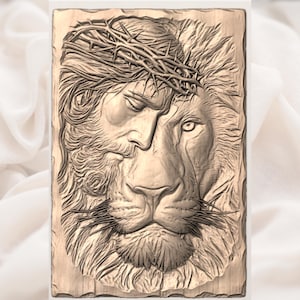 Jesus Lion of Judah STL view 3