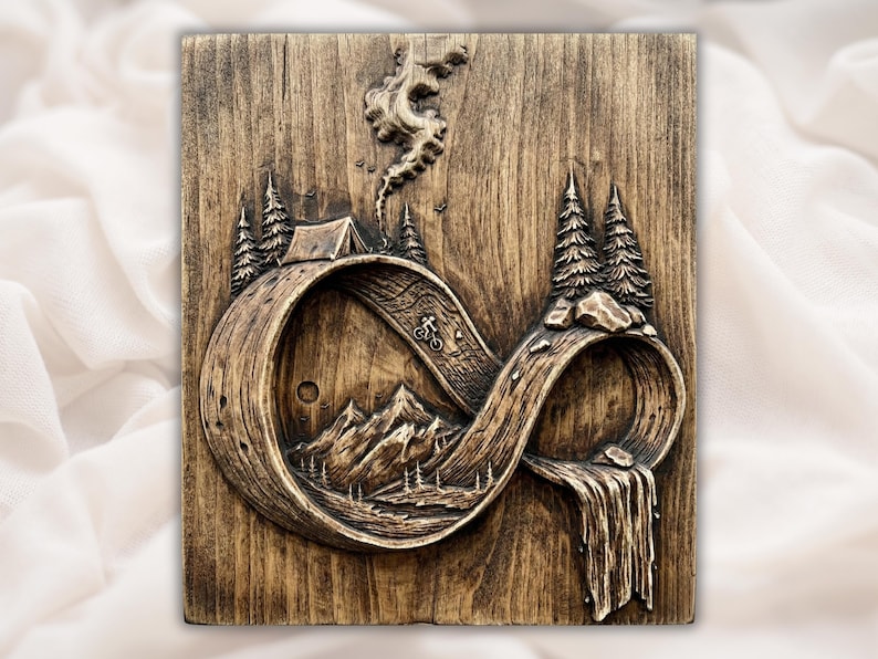 Infinity Mountain STL Relief