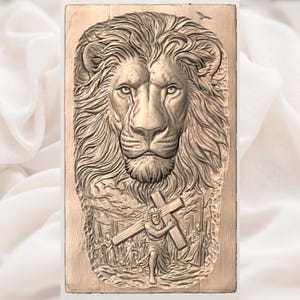 Lion of Judah STL view 2