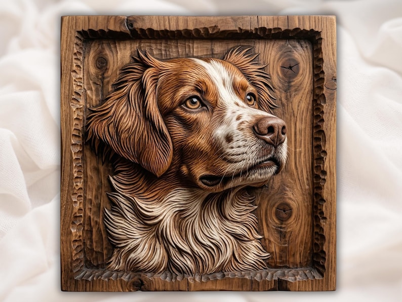 Brittany Spaniel Dog Love STL
