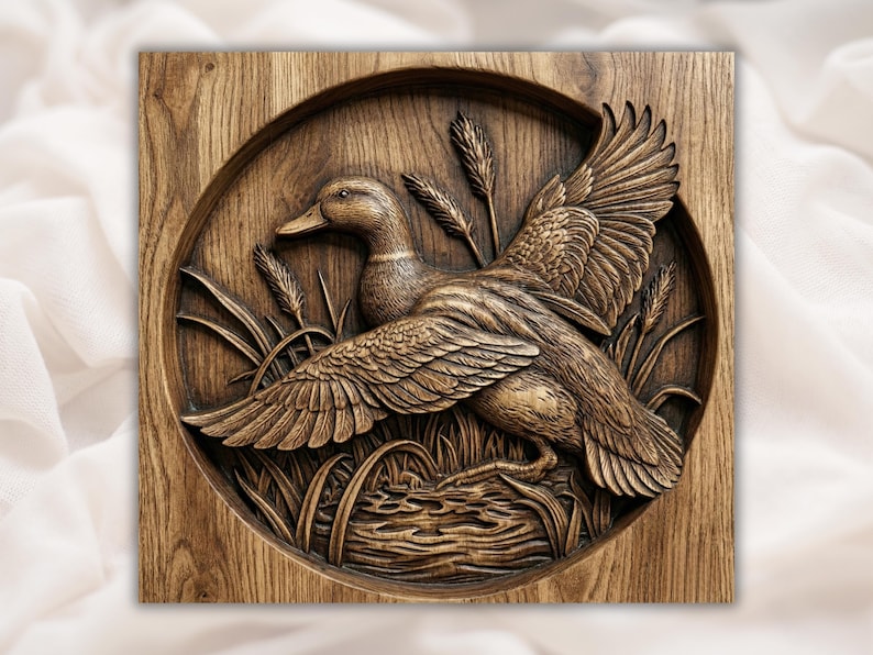 Duck 3D Relief STL