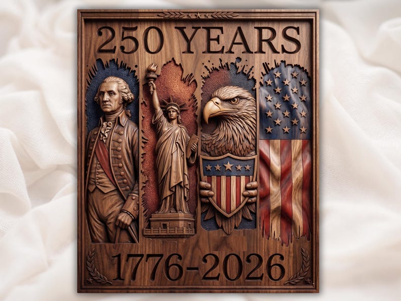 USA 250 Years Relief STL