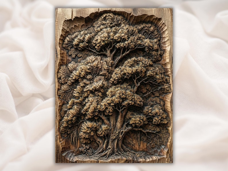Magnolia Flower Relief STL