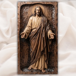 Jesus Christ Relief STL view 1