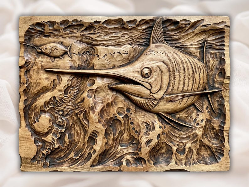 Marlin Swordfish Relief STL