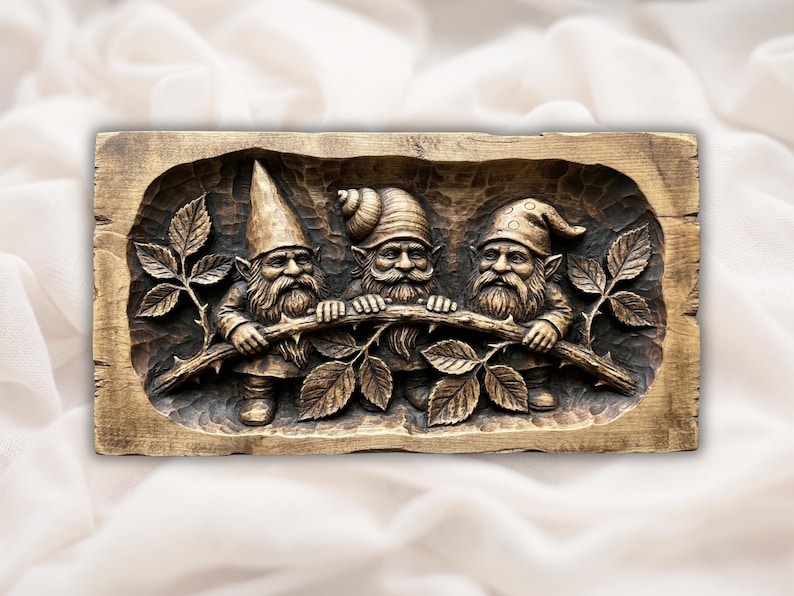 3 Gnomes 3D Relief STL