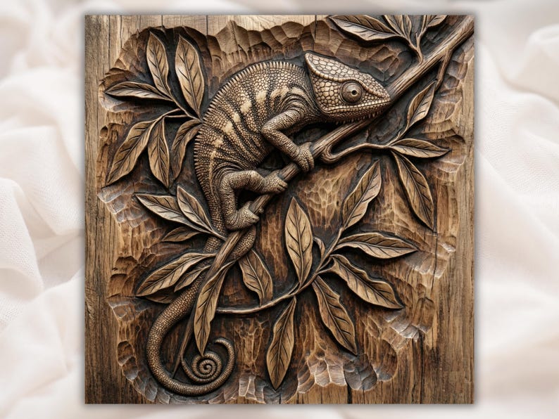 Chameleon Relief STL
