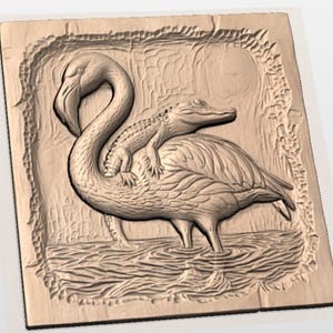 Flamingo STL view 2