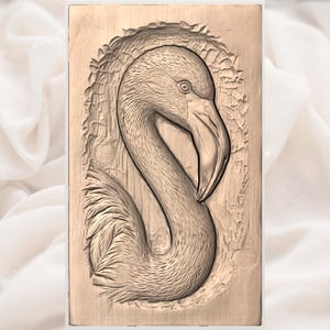 Flamingo STL view 3