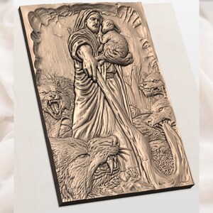 Good Shepherd Relief STL view 3