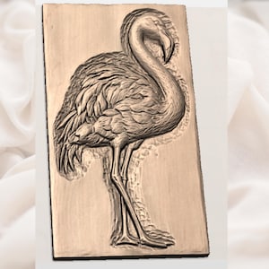 Standing Flamingo STL view 2